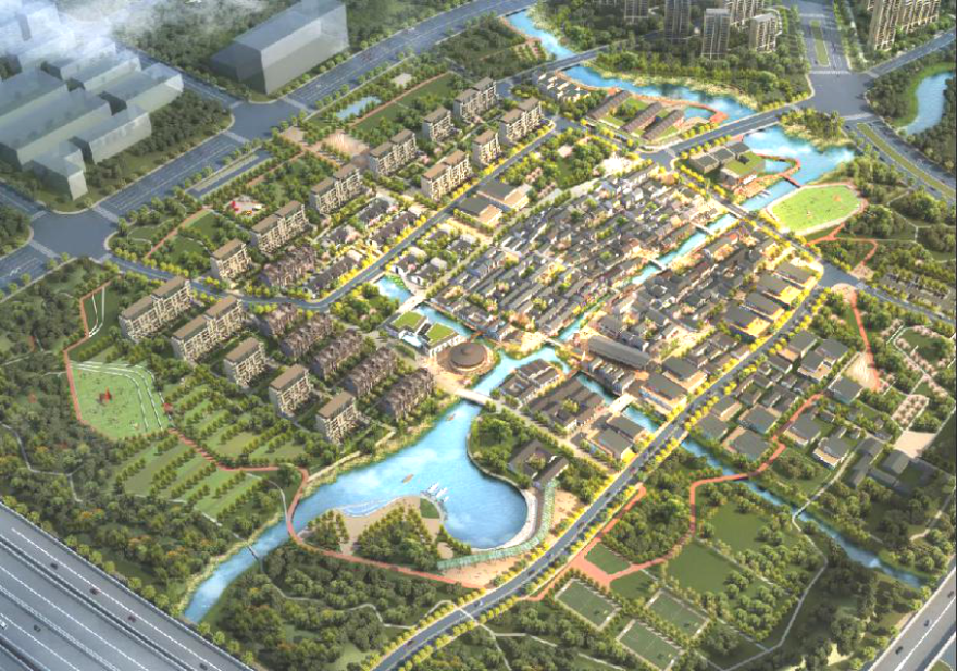 水墨蟠龙映江南碧波新韵续海派丨上海市水利院助力打造国家级旅游休闲街区-9