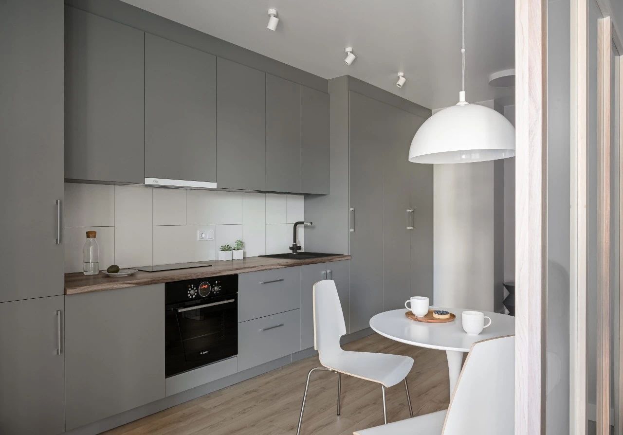 33㎡一居室设计丨Angelika Makarevich-8