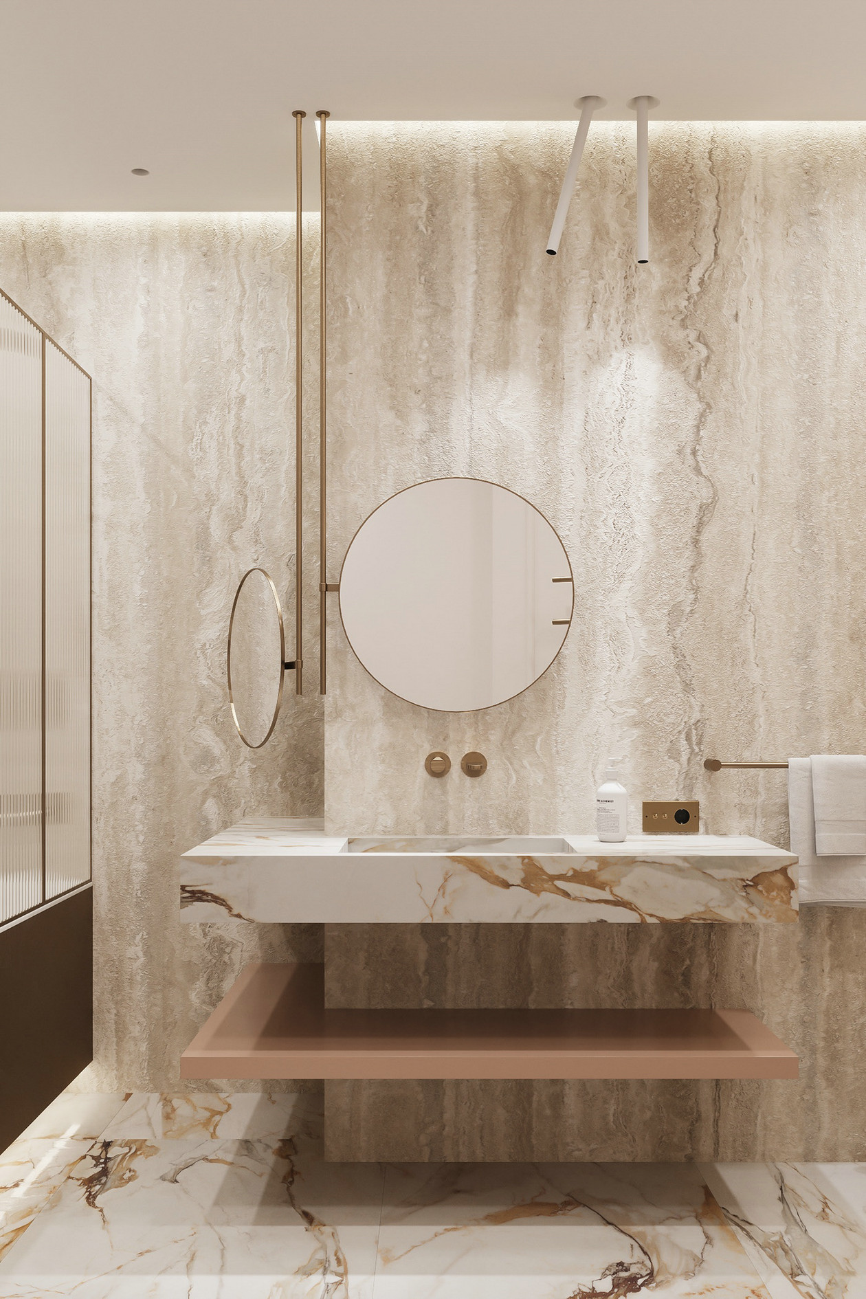 200㎡浅色系空间设计-18