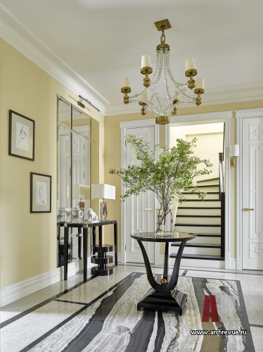 莫斯科 Патриарших прудах带阁楼的两层公寓设计丨俄罗斯莫斯科丨Зольтманн Инна-10