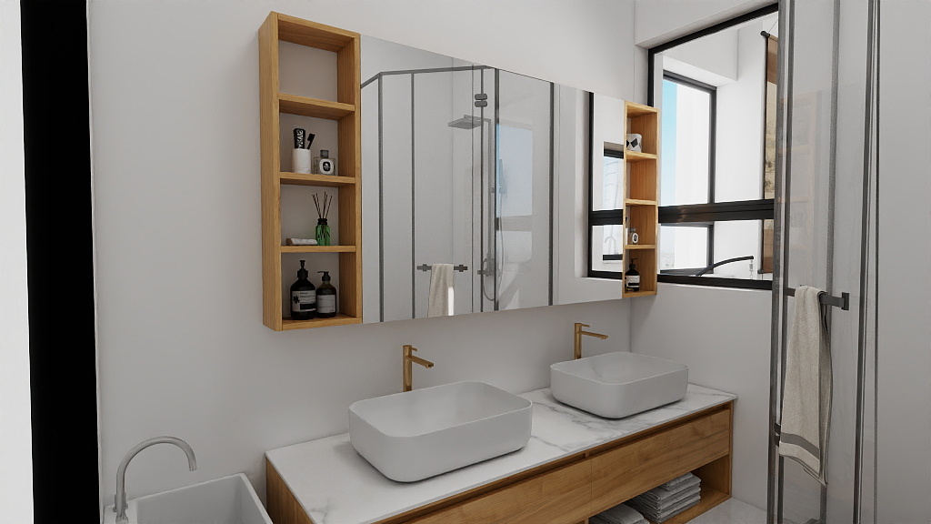 现代风全屋效果图-25