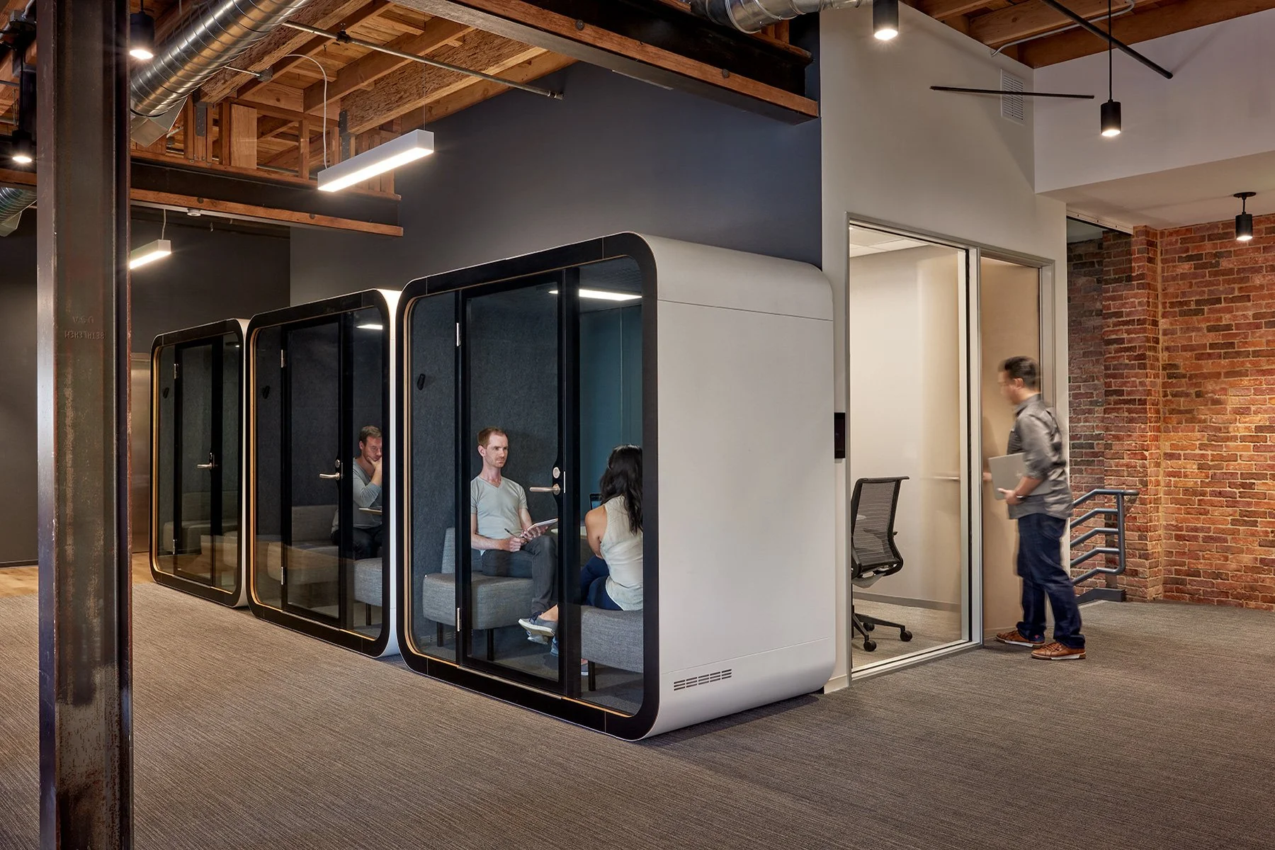 AP+I Design — Bloomberg Second Measure's San Mateo Office by AP+I Design | Modern Workspace with Historic Charm  -1