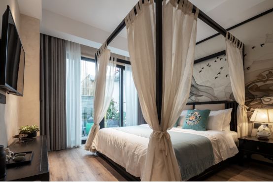 常熟老城区《日斜林西》民宿 | 新中式风格融入江南风情-57