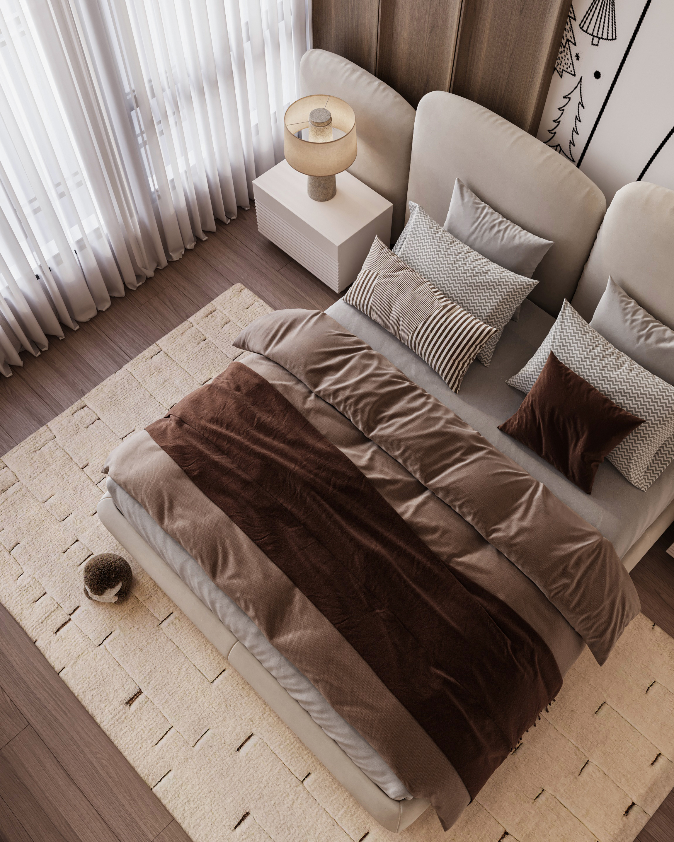 Boy Bedroom 室内设计项目丨阿联酋迪拜丨Huda Elturky-8