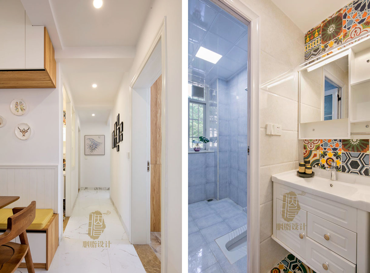 华南理工南秀村四口之家北欧风改造-65