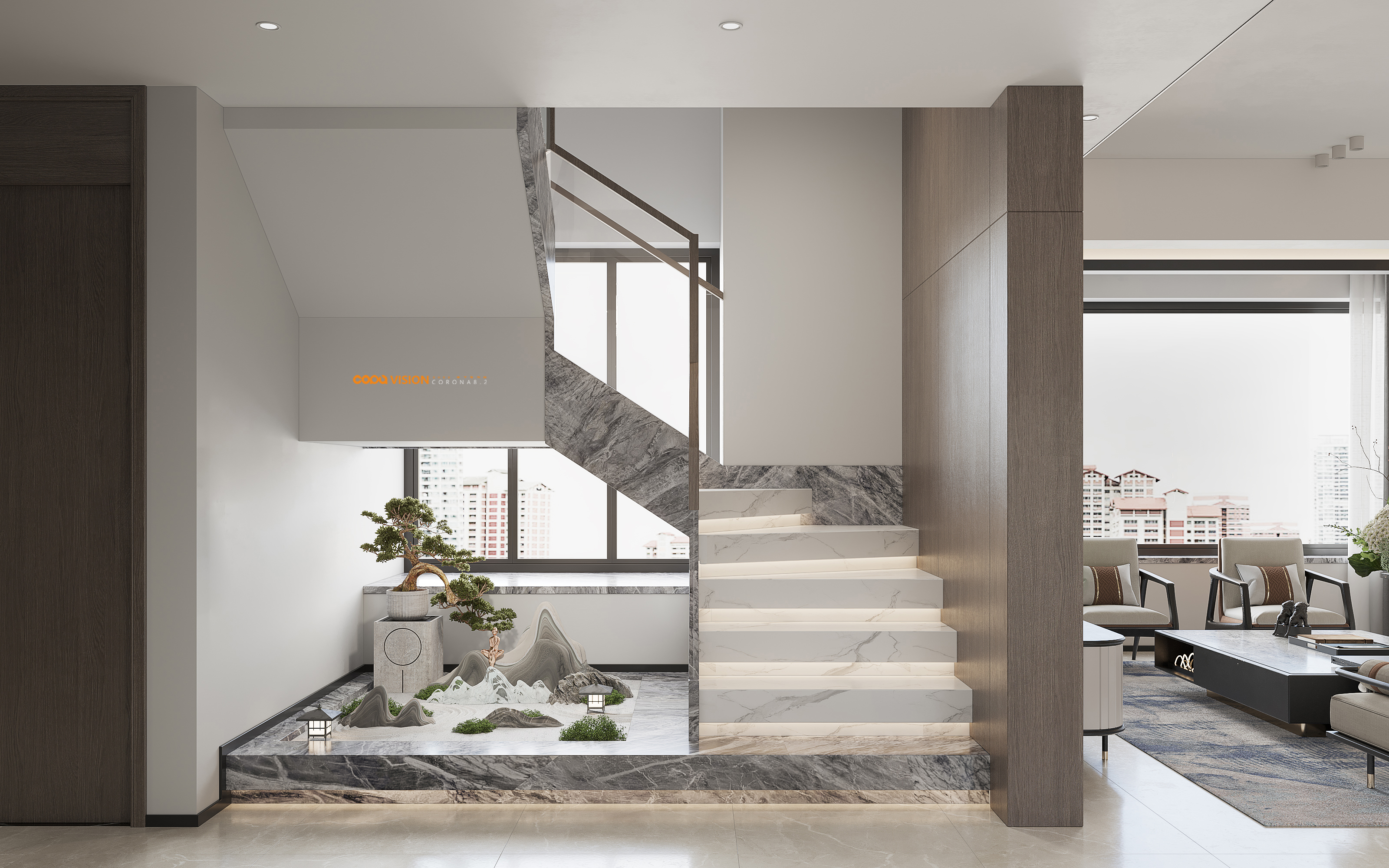 靠背视觉 2022 年中下旬家装效果图表现作品-23