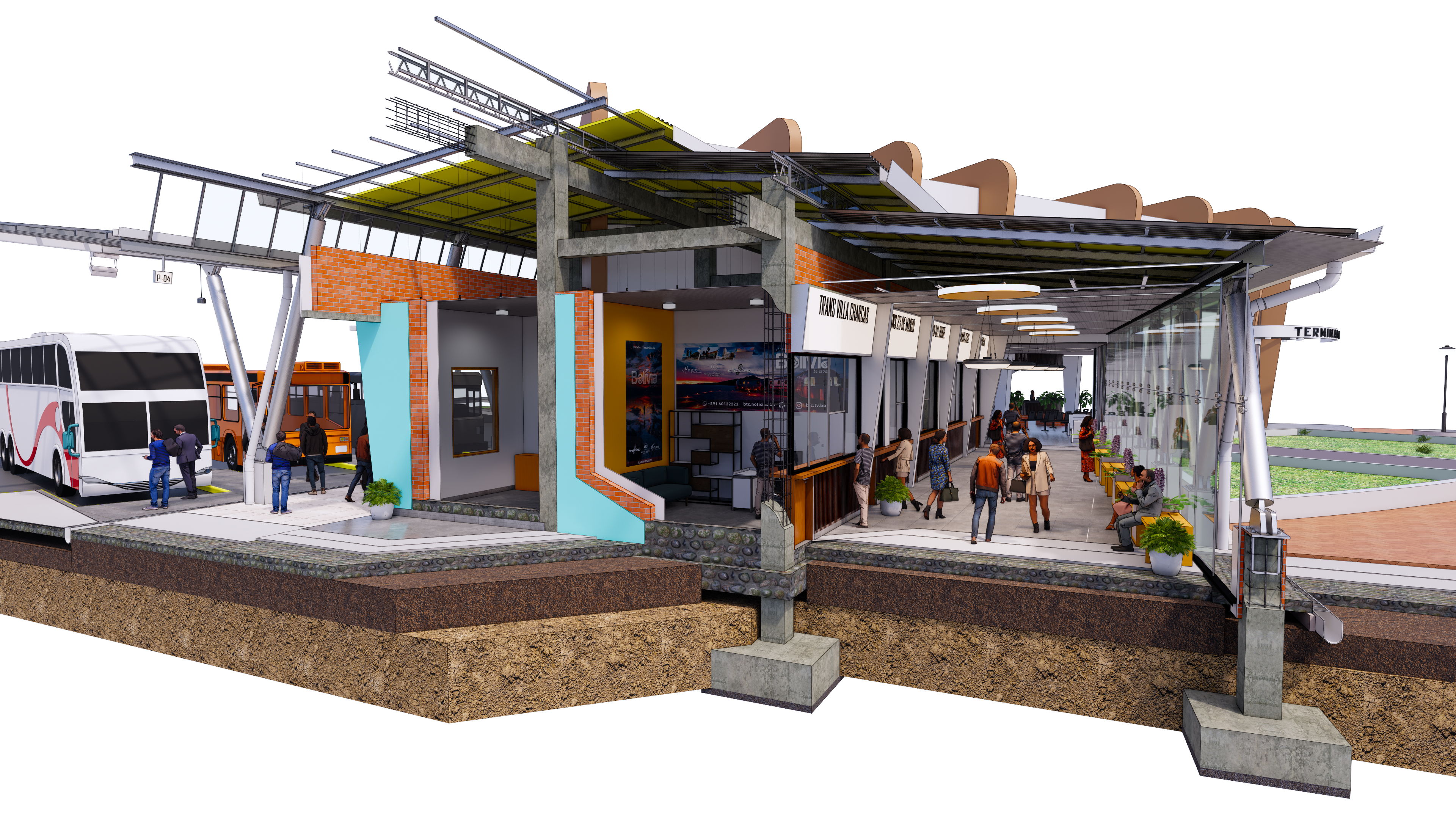 终端 I·B· 建设细节丨Arq. Eddy Laura Flores-7