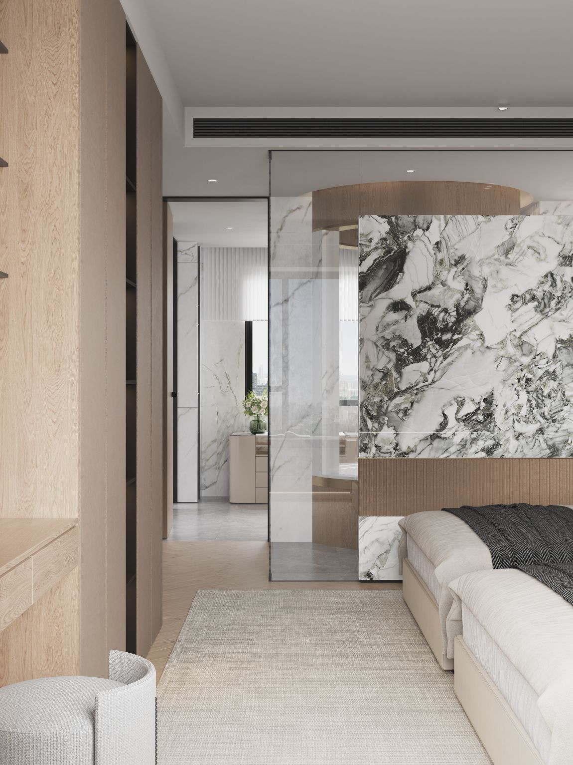 最近渲染，有情调的卧室-8