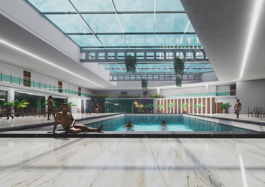 愈合光复合物丨埃及丨开罗大学工程学院建筑系-18