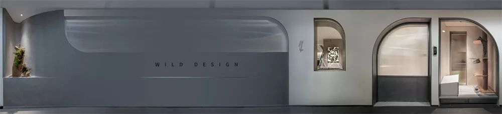 卧野空间设计事务所办公室——自由交流的弧形空间-2