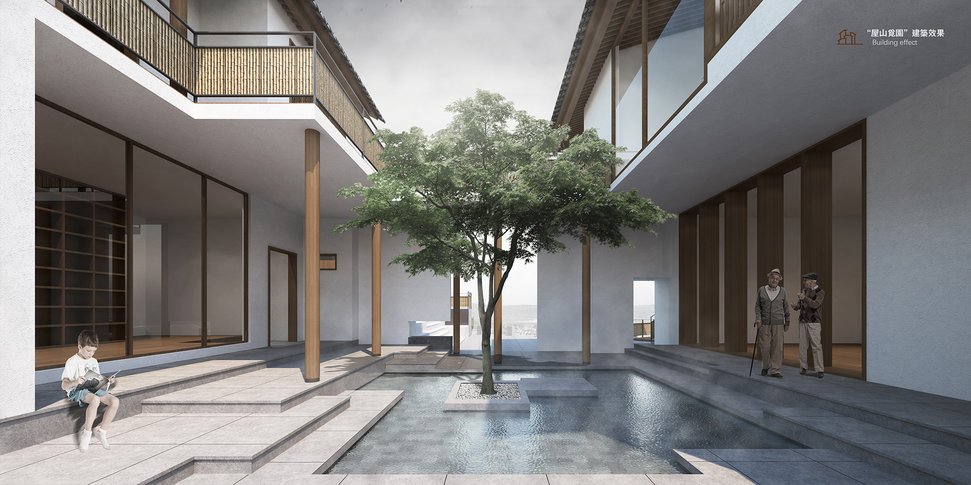 屋山觅园·文化中心丨卓美设计-31