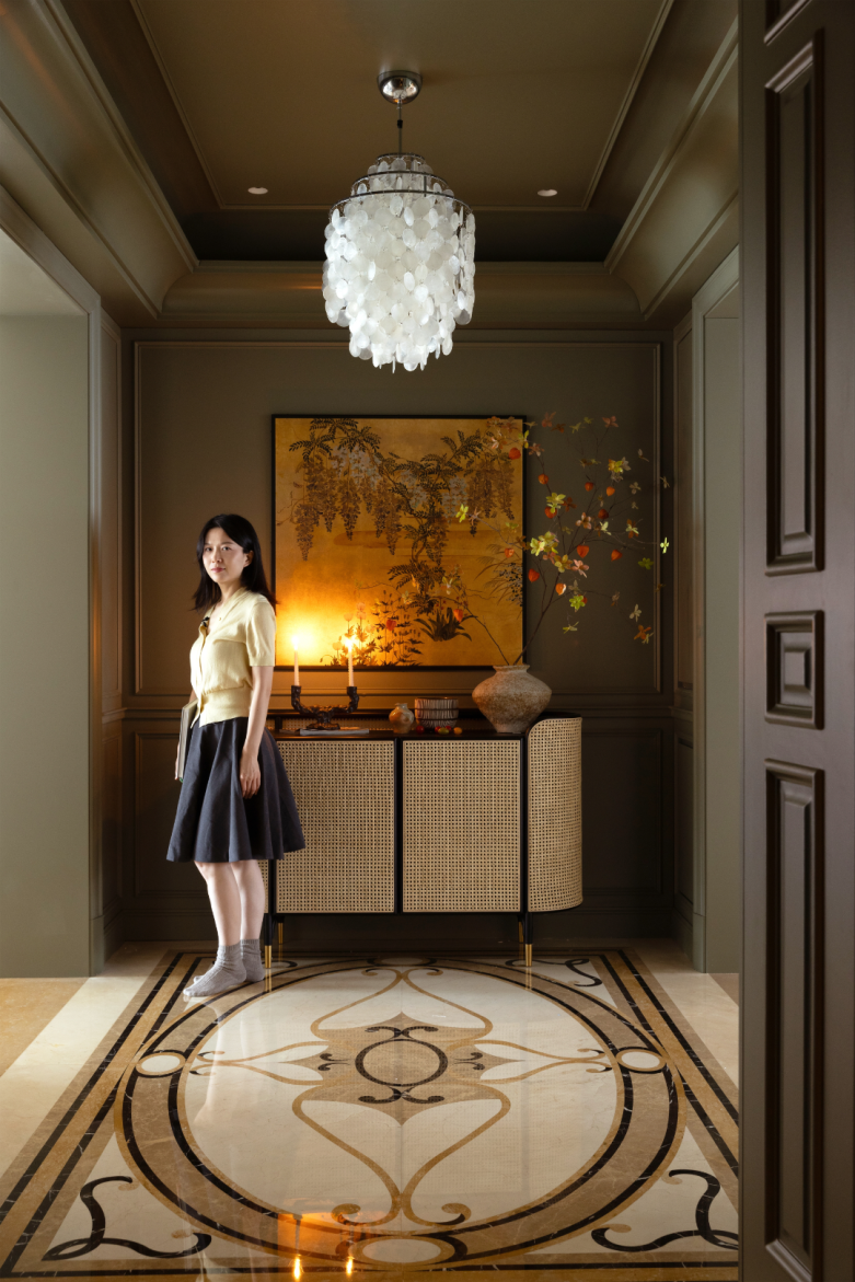 示觉设计|250㎡中海紫御豪庭，绿影泊心，拱廊叙事-14