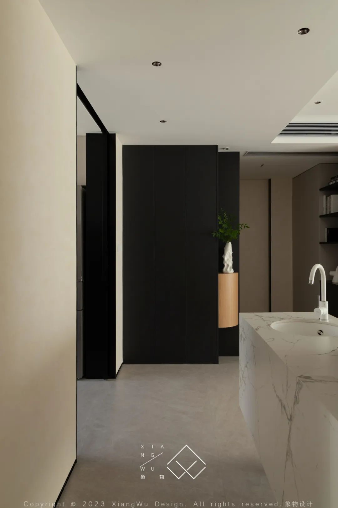 奶油色调的简约诗意空间丨中国常州丨象物设计-24