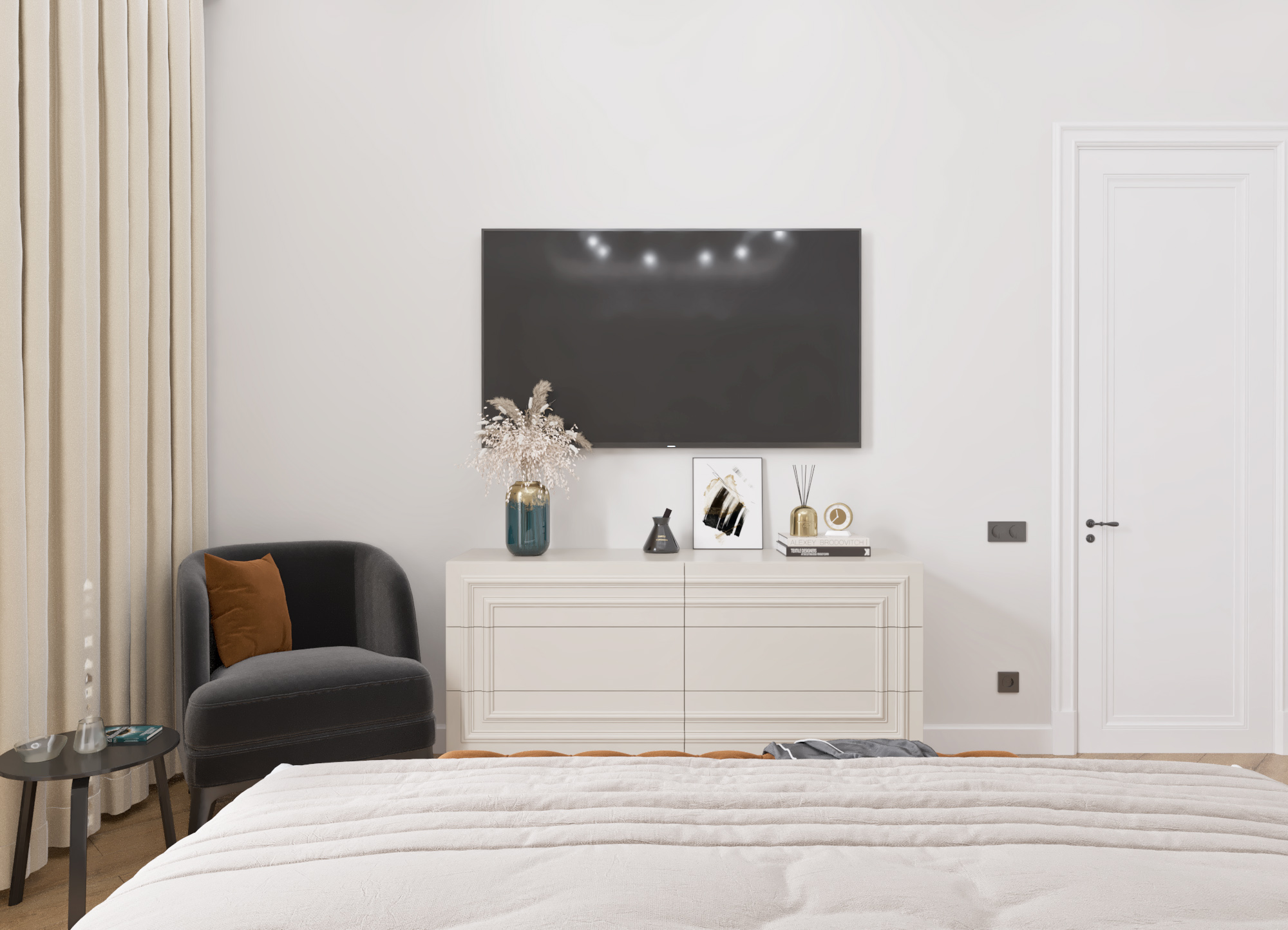 Design project of an apartment 100m2 complex Boulevard-14