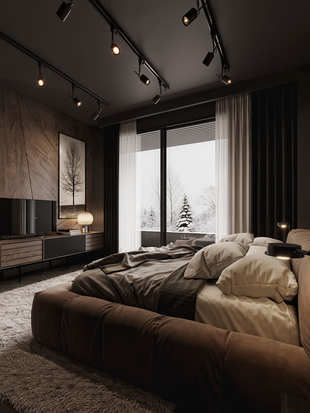 大平米住宅设计 满满的高级感！-21