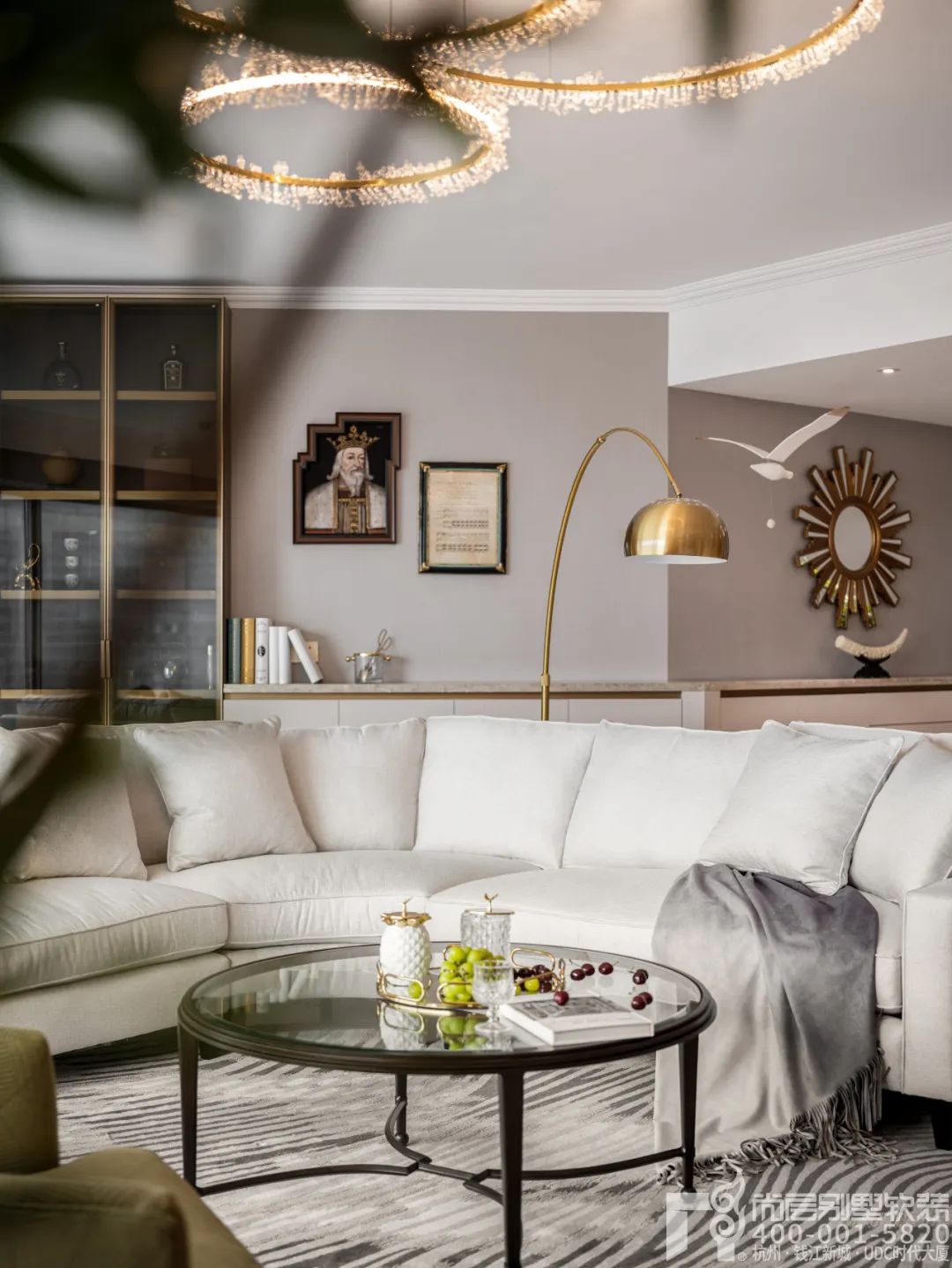 美式轻奢大平层丨尚层别墅装饰-21