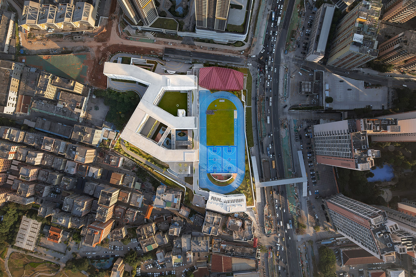 深圳市龙华区外国语学校福城校区丨中国深圳丨深圳大学建筑设计研究院有限公司“钟中 + 钟波涛”工作室-9