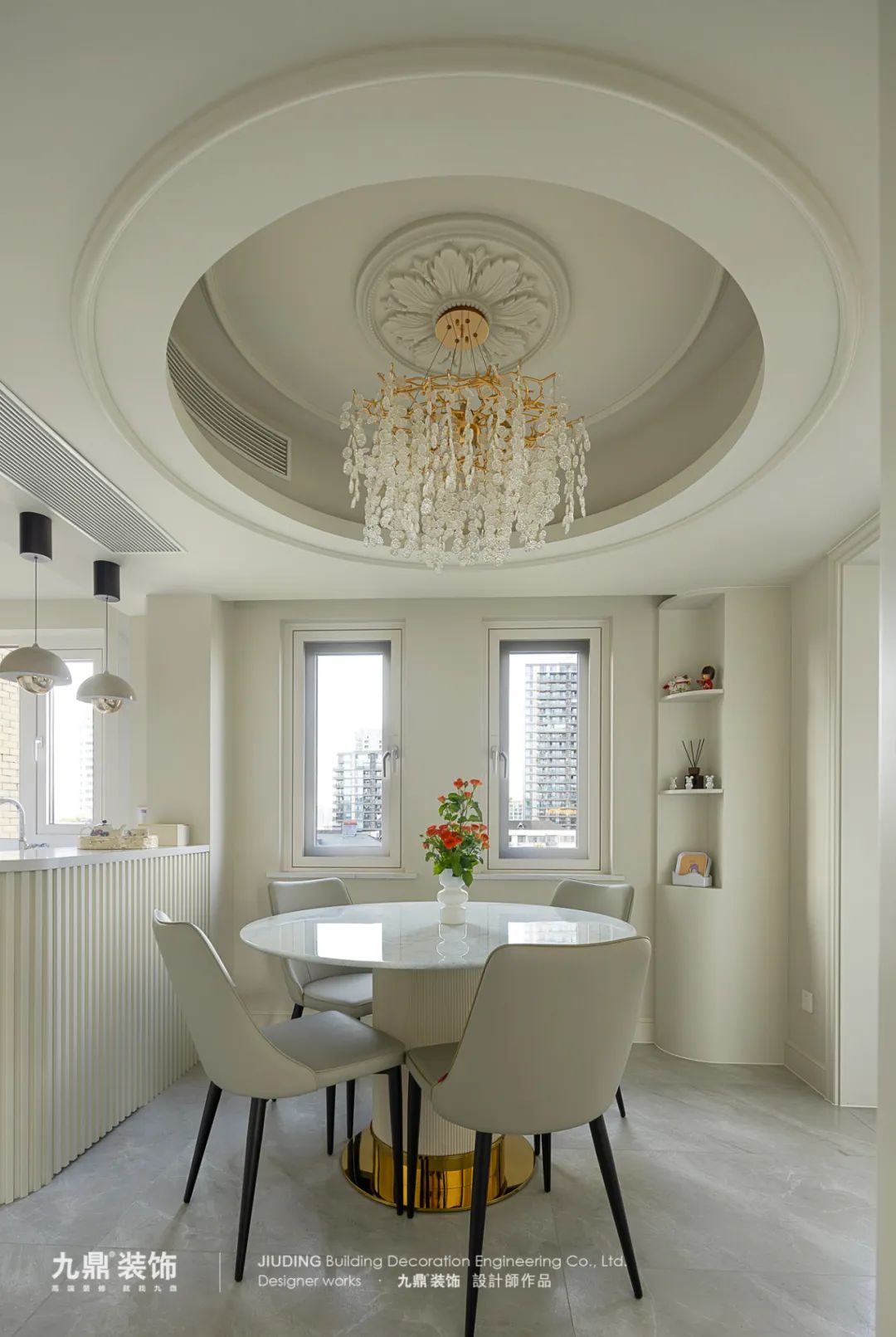 奶油法式风情,回游动线中西厨设计丨中国杭州丨王楠,黄质萍-56