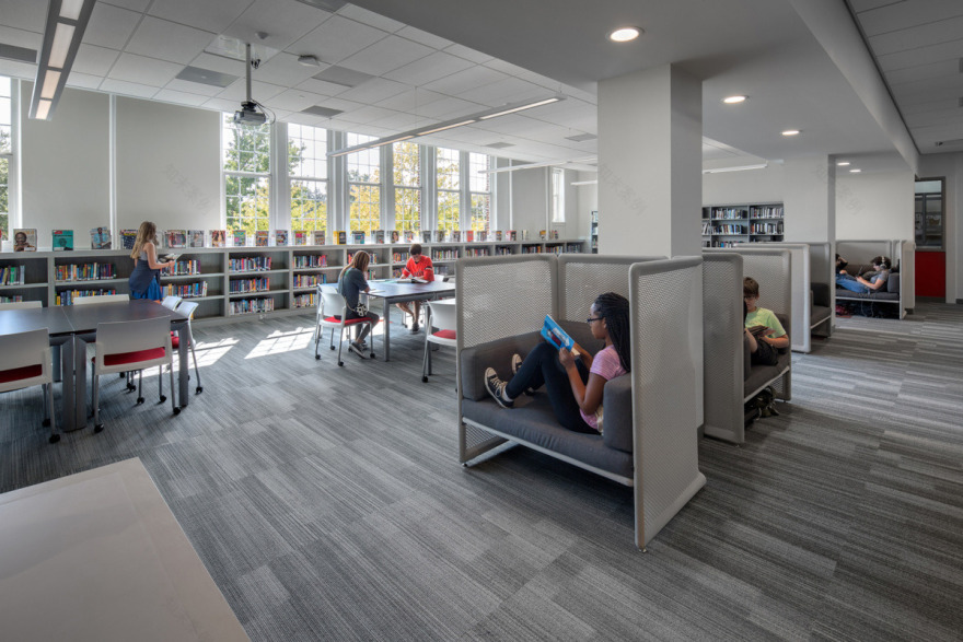 罗珀学校上校区学习共享区-15