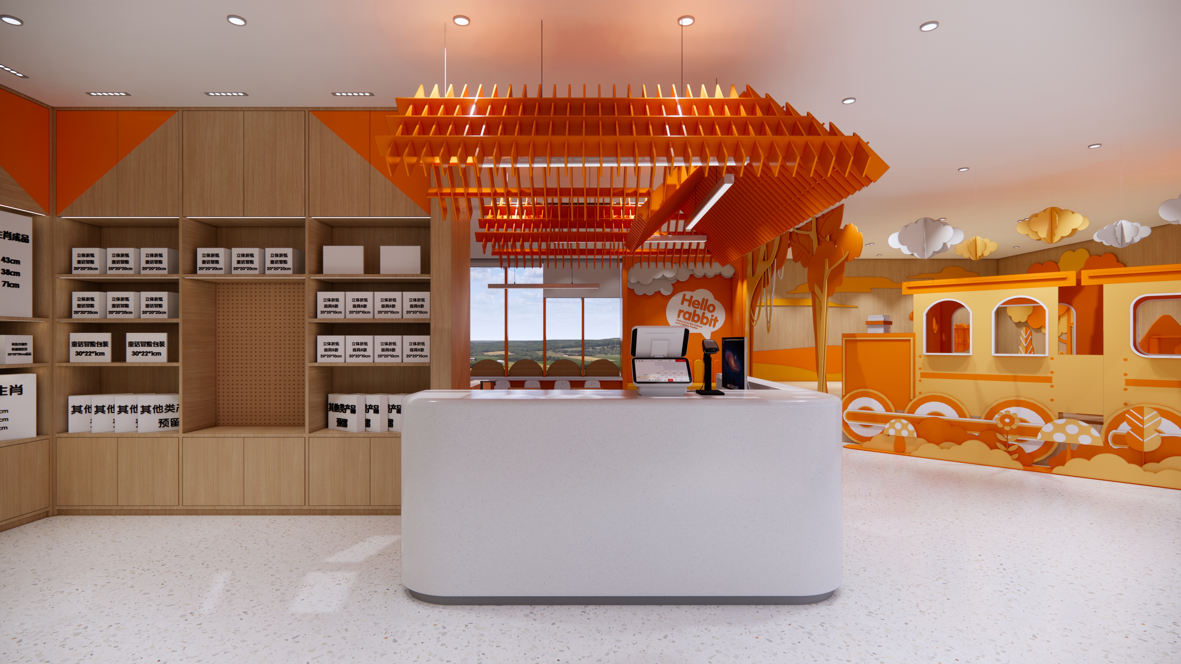 皮影兔主题乐园——纸艺文创屋-7