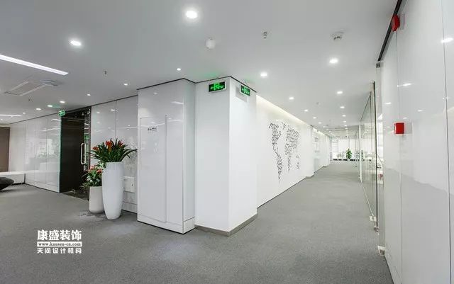 康盛装饰┃1500㎡极简办公空间本•色，打造科技与艺术的人文价值-87