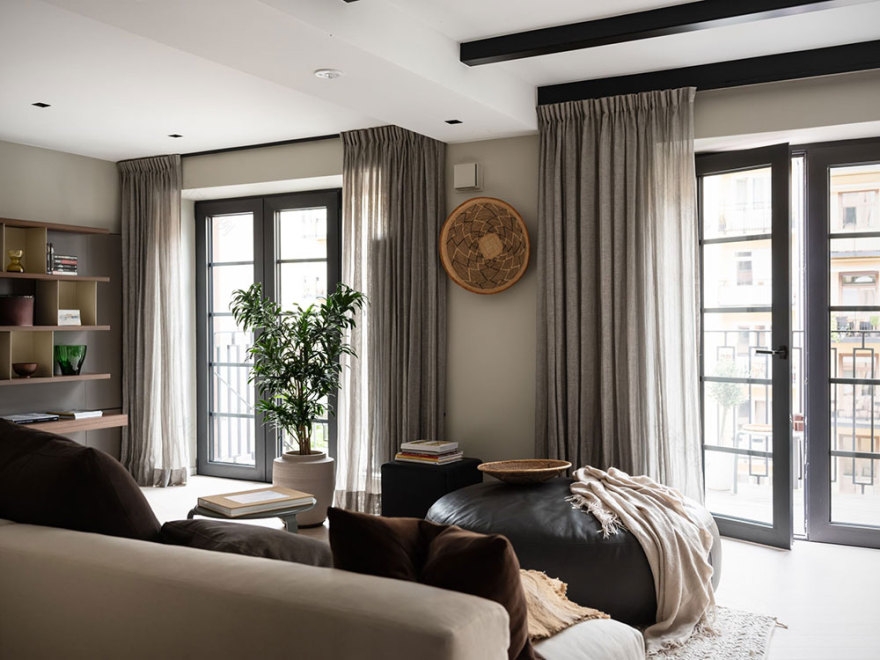 斯德哥尔摩时尚现代复式公寓设计-4