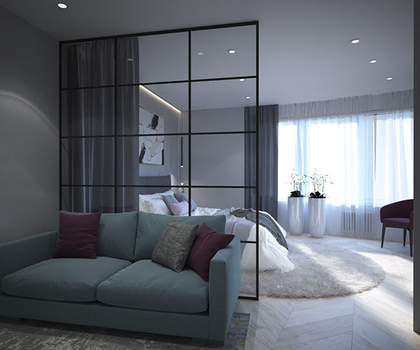 灰色调公寓丨俄罗斯-12