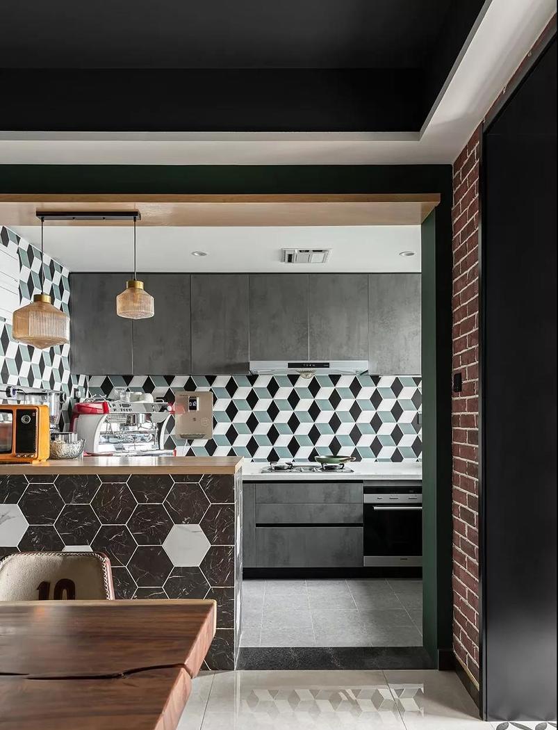 131㎡工业风精装房设计,演绎复古个性生活-15