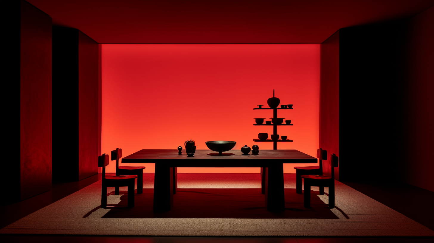 【AI】禅宗茶室；Zen Tea Room-8