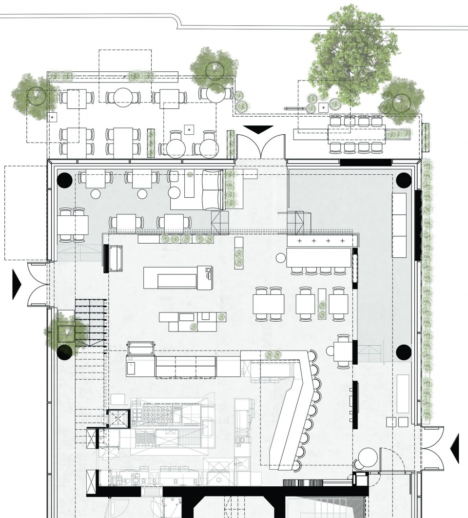 特拉维夫国家创业中心以色列烹饪学院，多功能蓝色空间融合烹饪文化-34