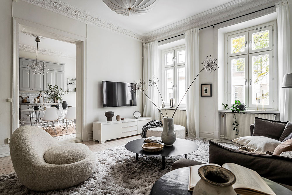 哥德堡舒适北欧风格公寓-6