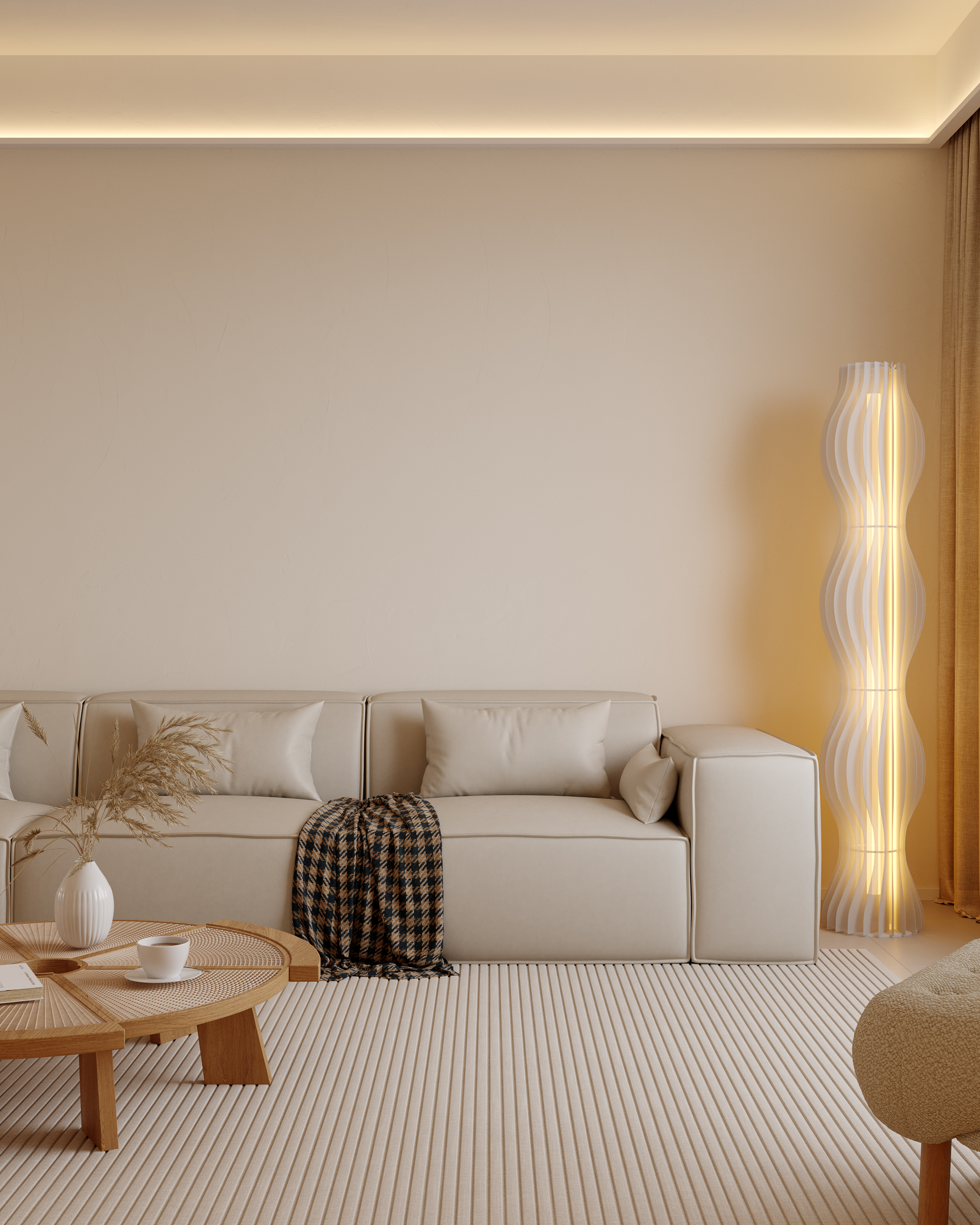 奶油原木风客餐厅-17