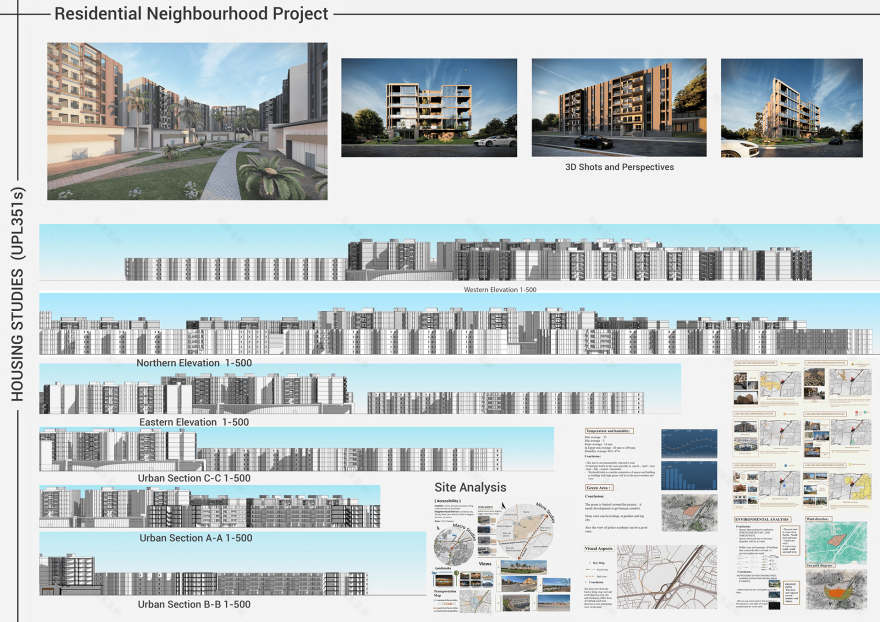 住宅街区设计项目丨Ain Shams大学工程学院城市设计与规划系-41