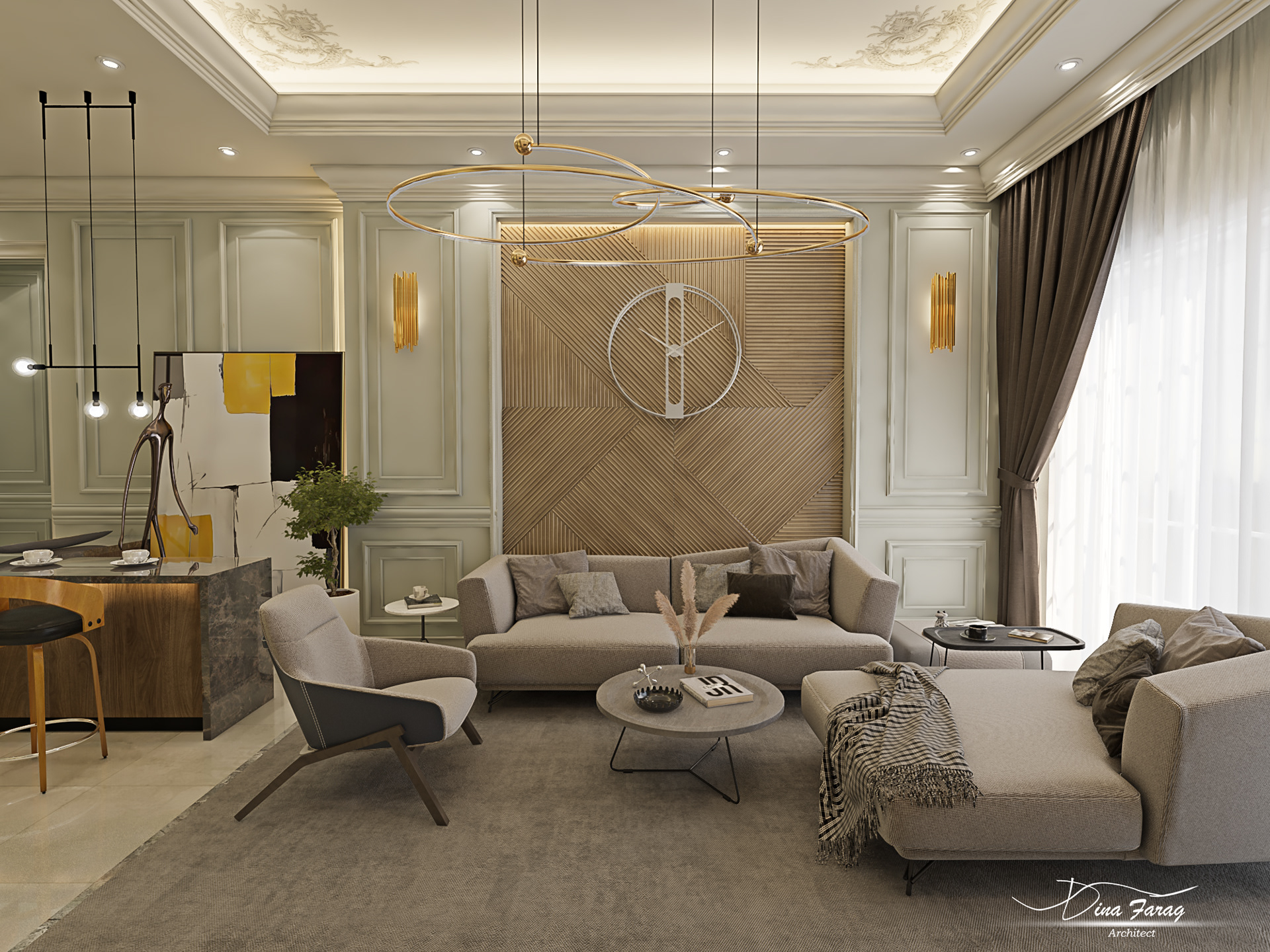 LUXURY LIVINGROOM 室内设计-4