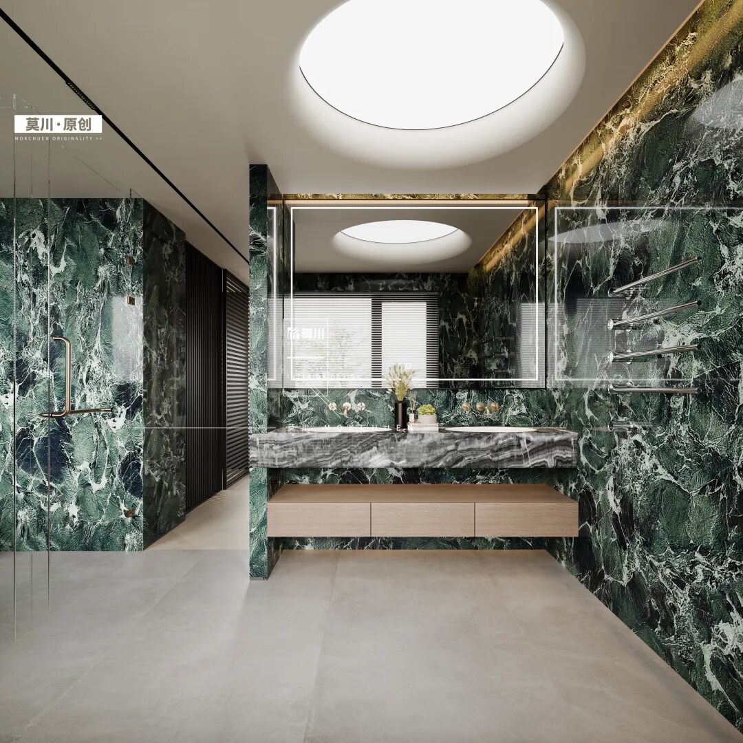 【莫川作品】深圳龙岗168㎡意式风格的家-81