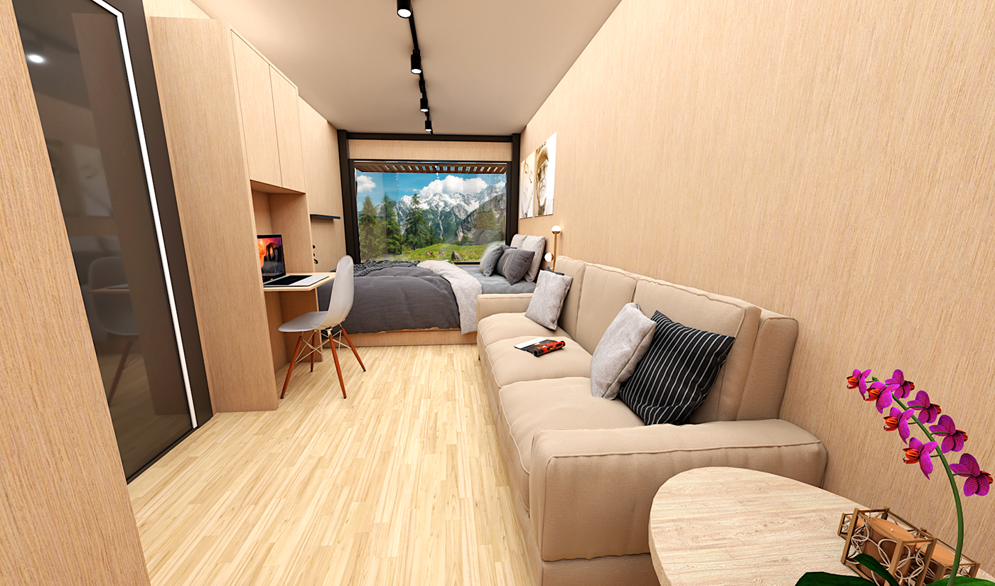 预制模块化集装箱酒店丨Damijan Koprivc-8