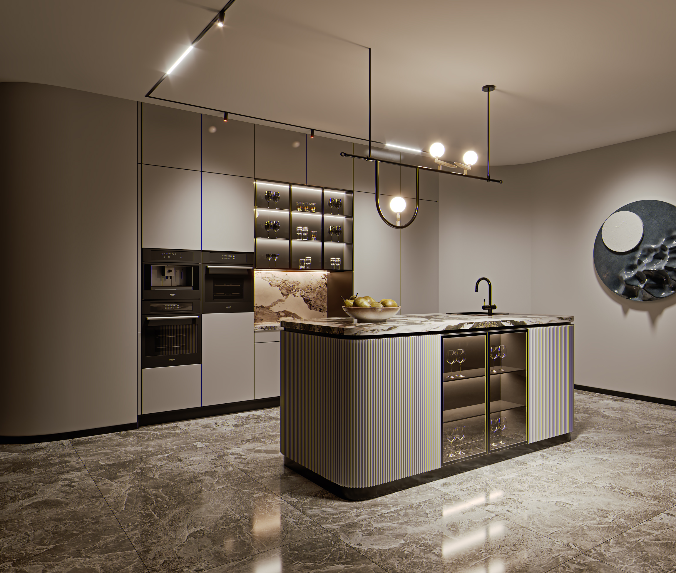 现代轻奢平层设计，打破枯燥工作空间-12