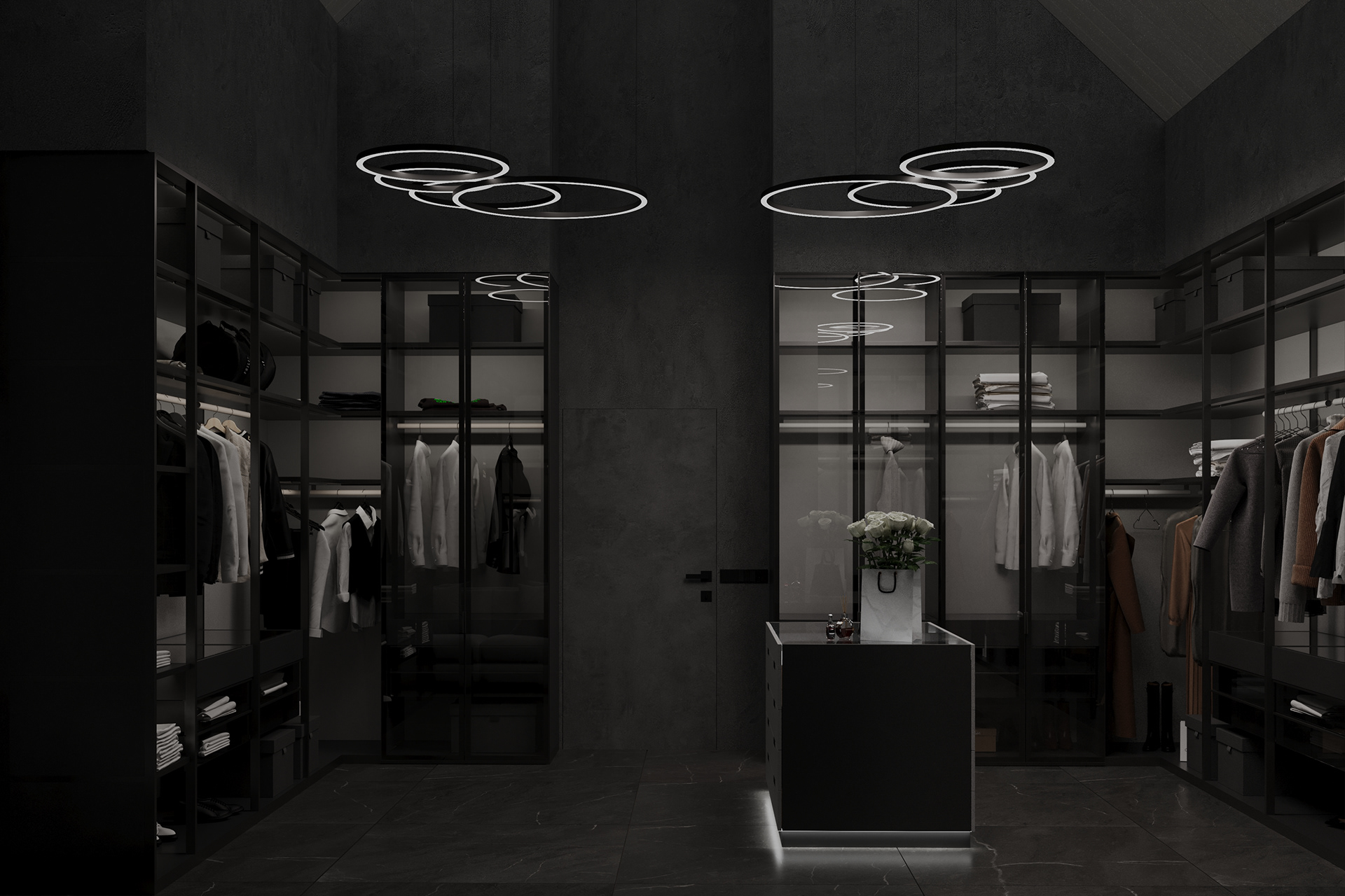 House in the mountains (master bedroom and wardrobe)-12
