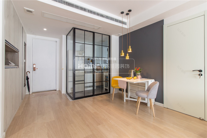 90 平米现代北欧混搭,打造极简生活空间-32