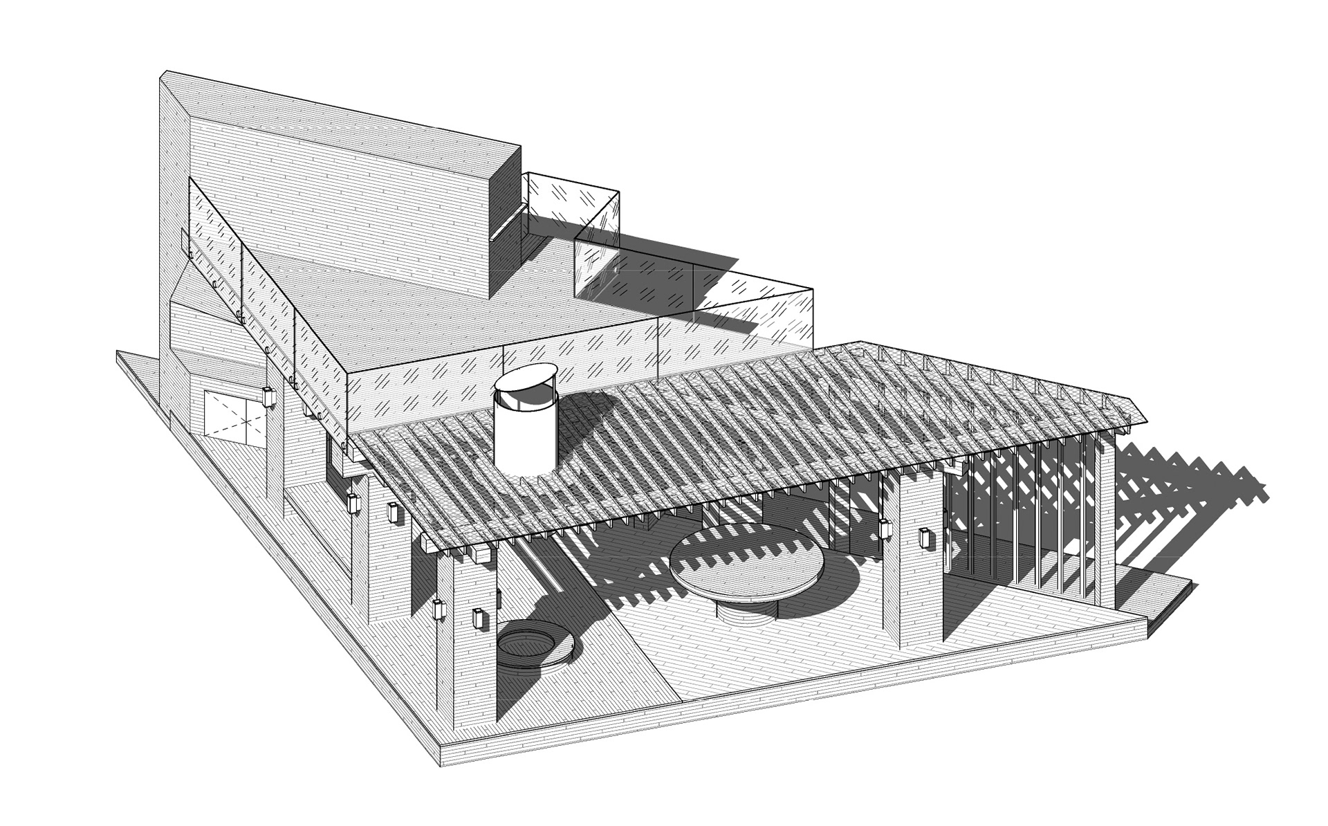 带有烧烤设施的亭子丨俄罗斯丨INSIGHT ADB-12