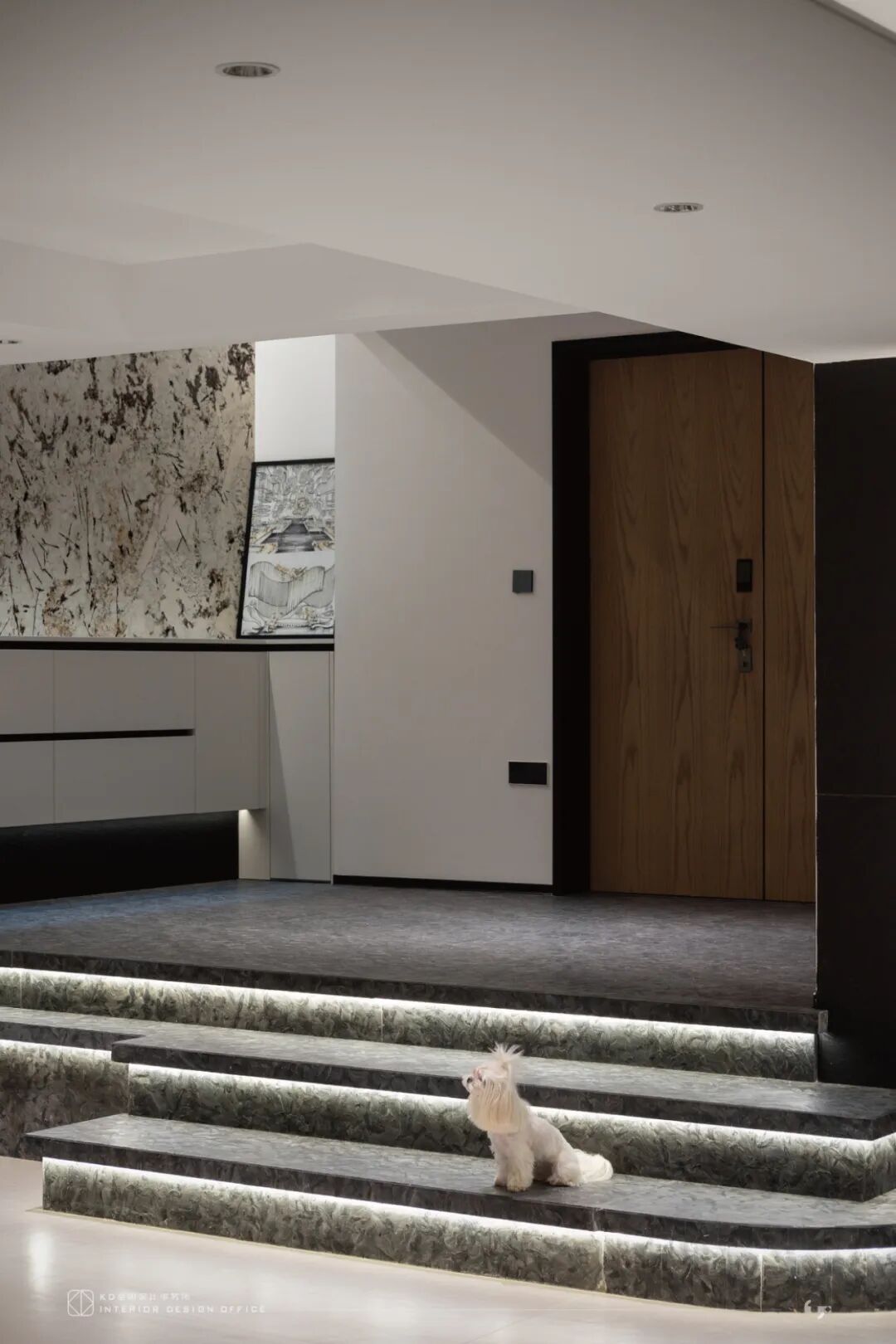 隐于形的交叠  碧桂园天玺450㎡合院别墅丨中国重庆丨KD室内设计事务所-34