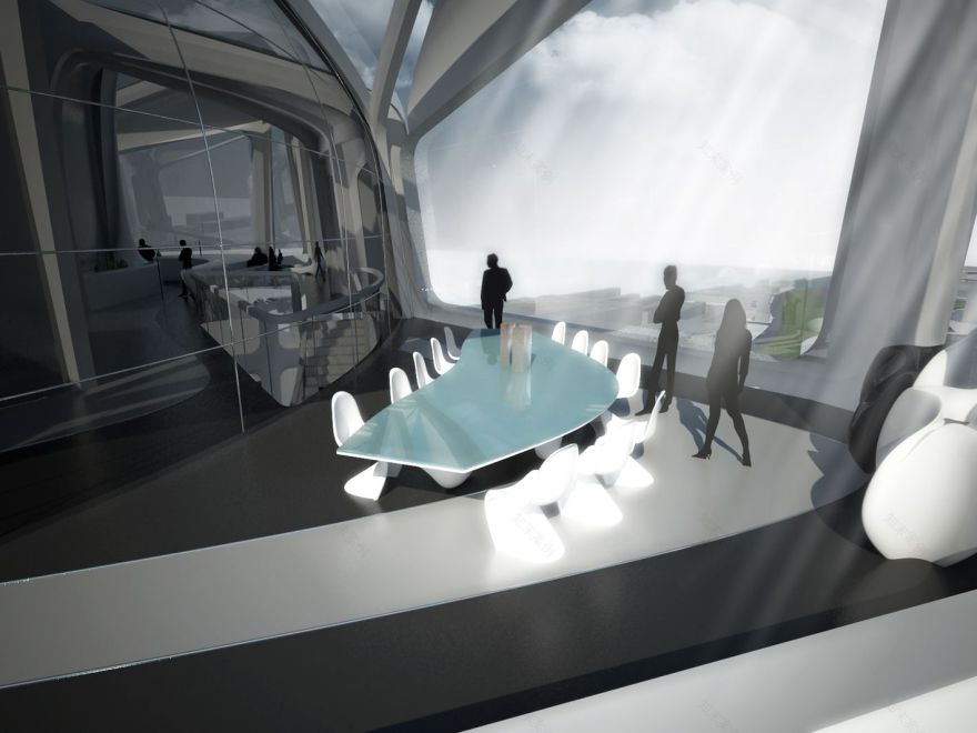 扎哈·哈迪德建筑事务所设计的 BBK 银行总部成为西班牙地标-28