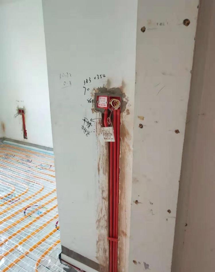 
上海闵行古美路望族新苑威能地暖安装示意图 -4