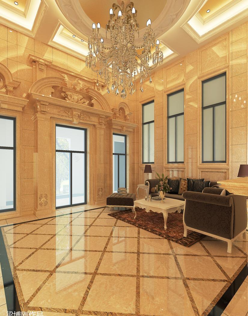 通道欧式别墅设计方案-7