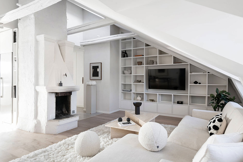 斯德哥尔摩白色豪华阁楼公寓-9