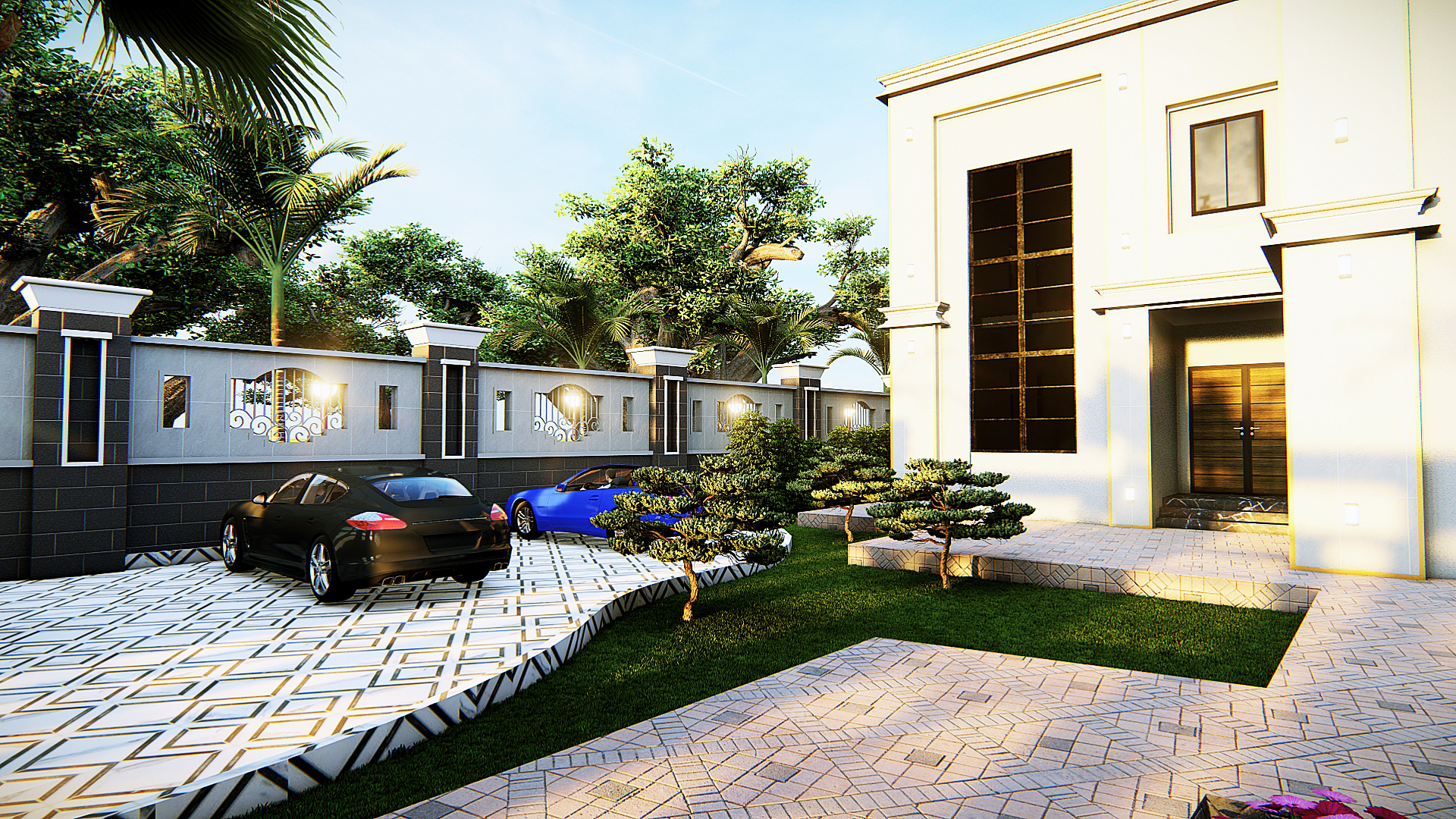 تصميم لفيللا سكنيه كامله بالسعودية-11