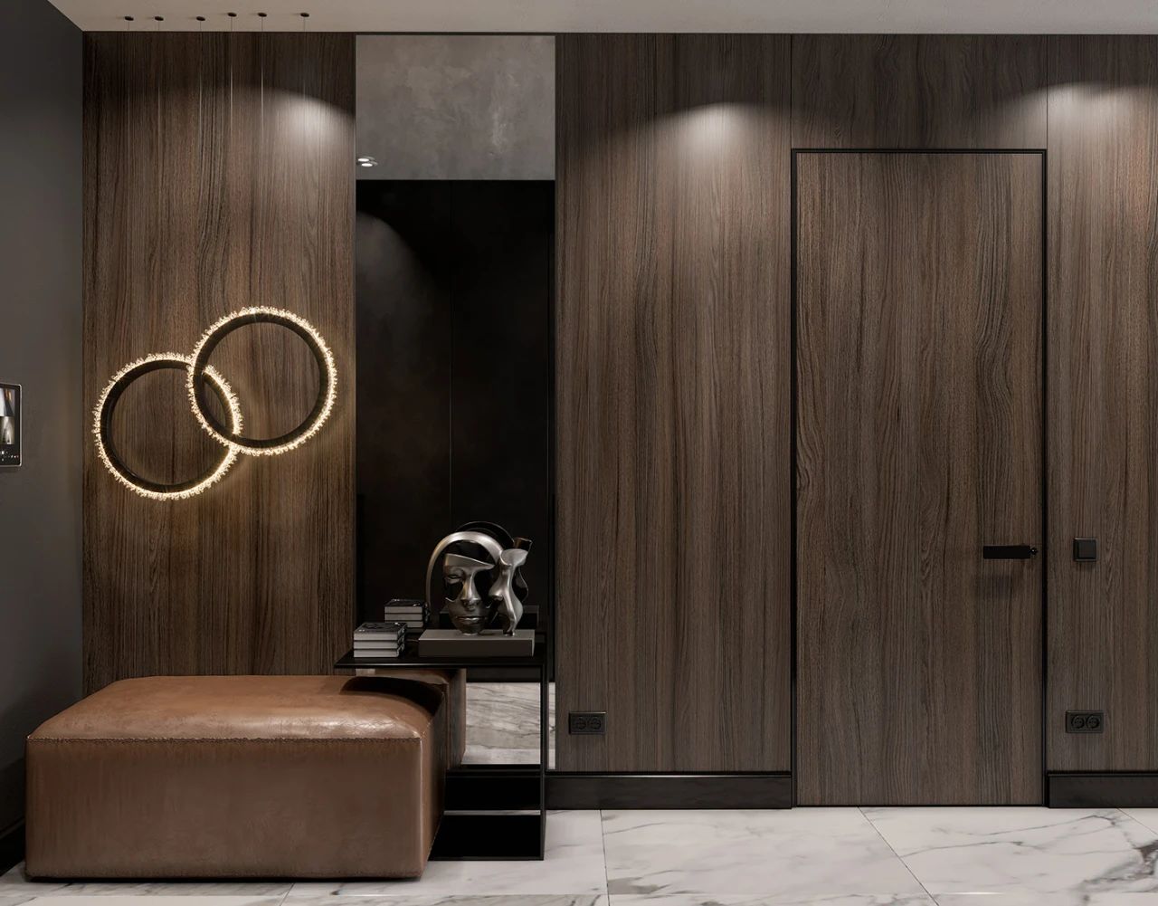 东京 100㎡高雅公寓设计丨日本东京丨阿塞拜疆设计师 Laçın Quluyev-23