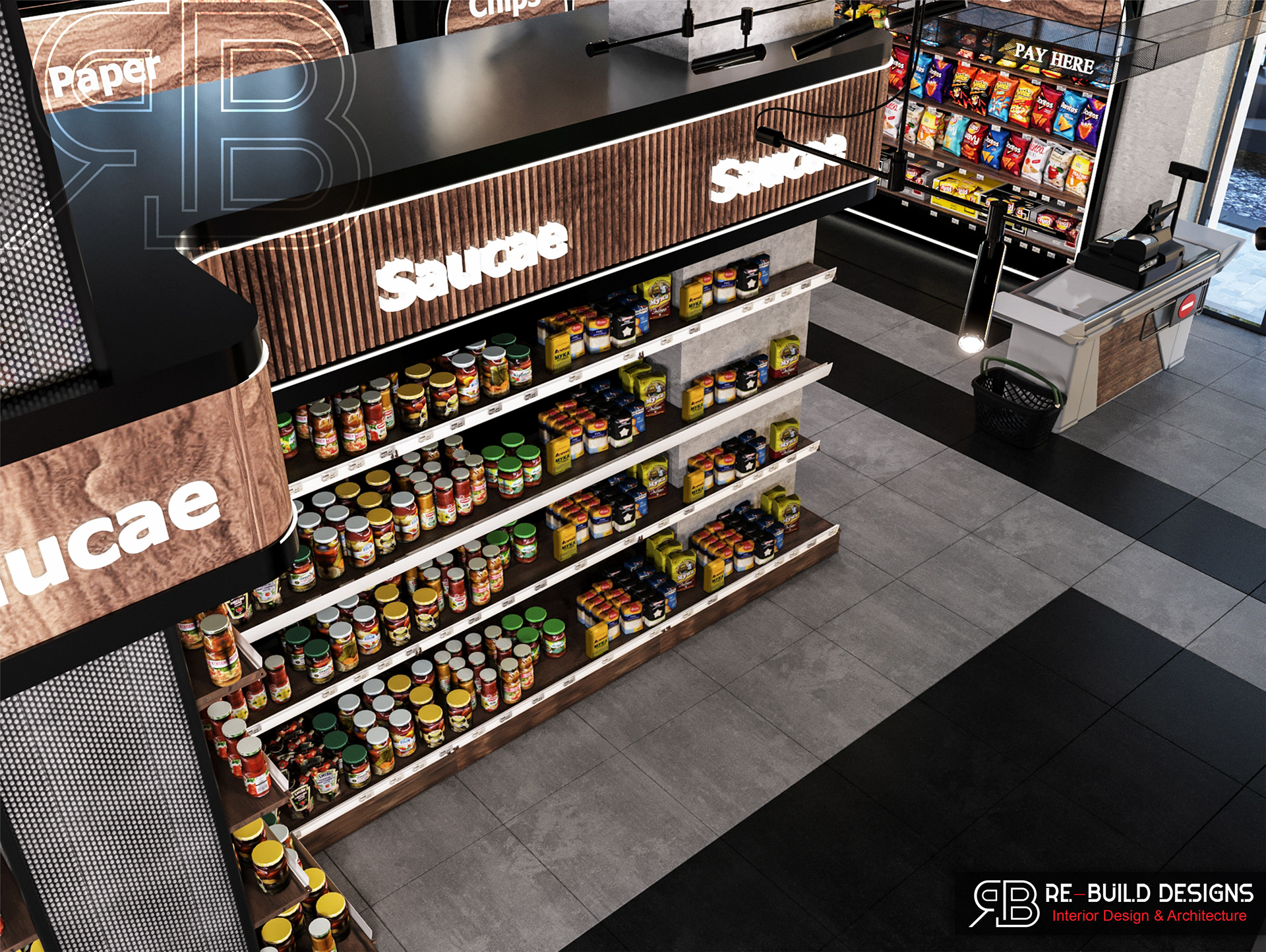 ElAgawany 超市室内设计丨埃及丨ReBuild Designs-12