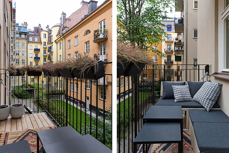 斯德哥尔摩历史建筑中的大胆暗色调公寓设计-18