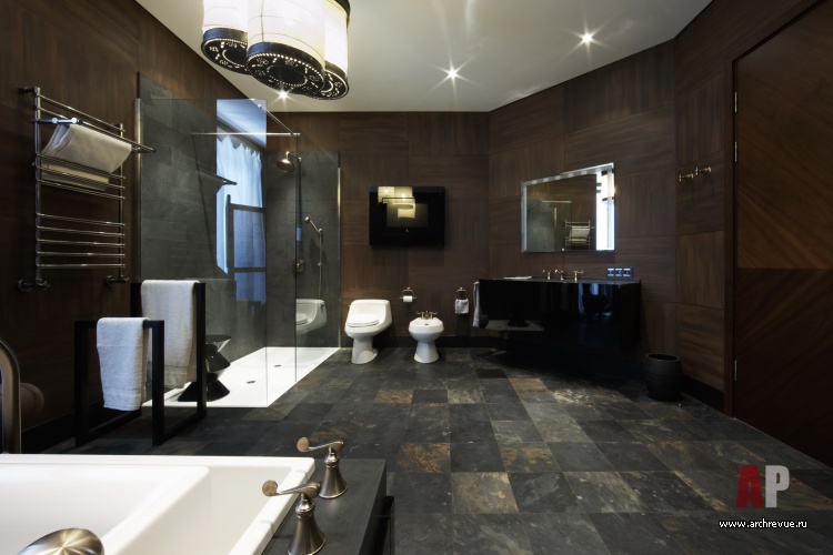 郊区现代风格住宅室内设计-58